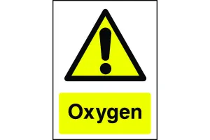 Oxygen Warning Sign