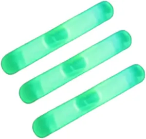 Pack of 50 Jumbo Glow Sticks Refill for Glow Stick Golf Ball Green