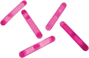 Pack of 50 Jumbo Glow Sticks Refill for Glow Stick Golf Ball Pink