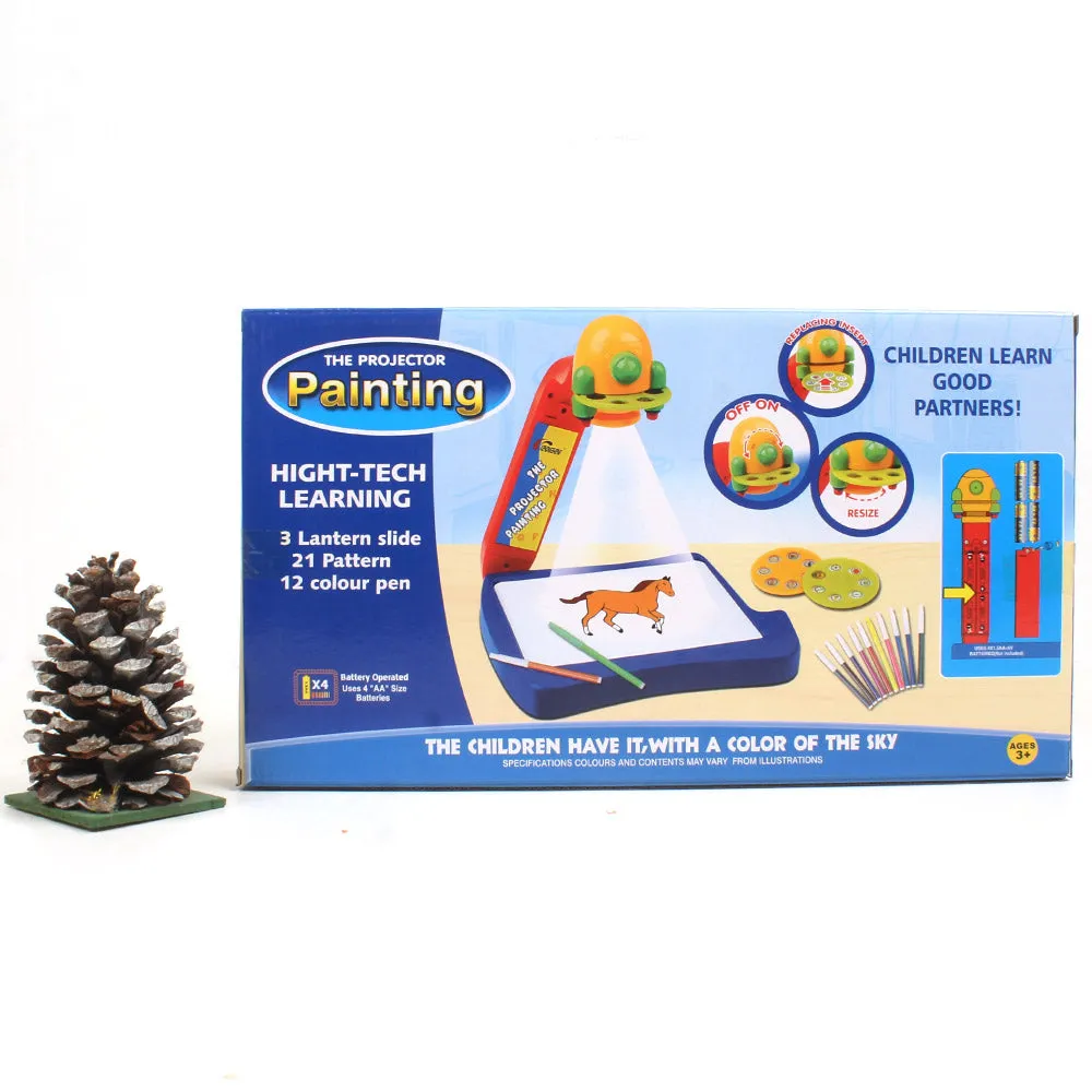 Painting Projector ( Blue ) Play Set For Kids