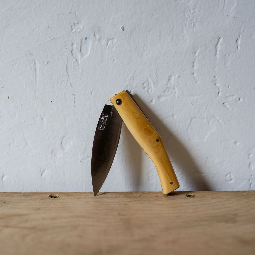 Pallares Solsona Busa Folding Knife Boxwood Stainless 8cm