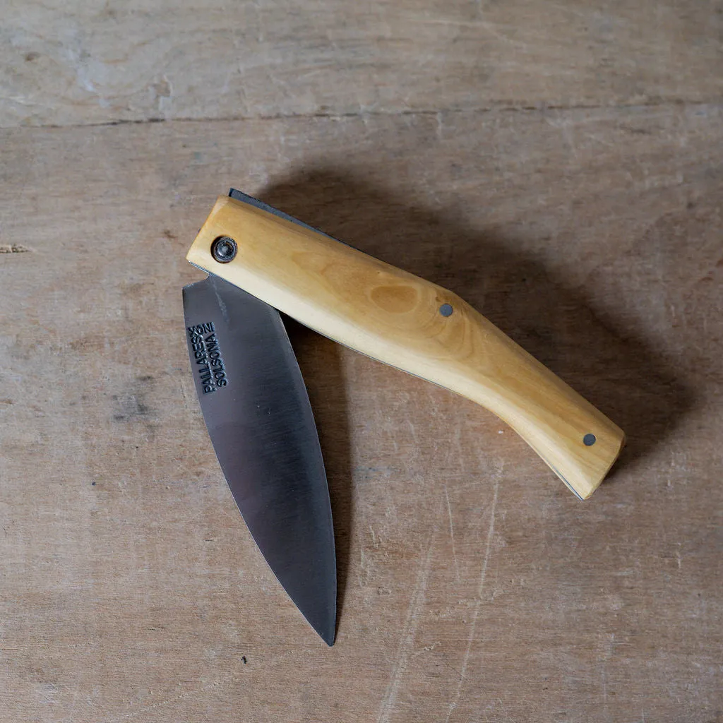 Pallares Solsona Busa Folding Knife Boxwood Stainless 8cm