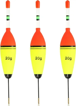 PATIKIL Fishing Glowing Bobbers with Swivel, EVA Fishing Float Without Glow Sticks for Saltwater Freshwater Fishing