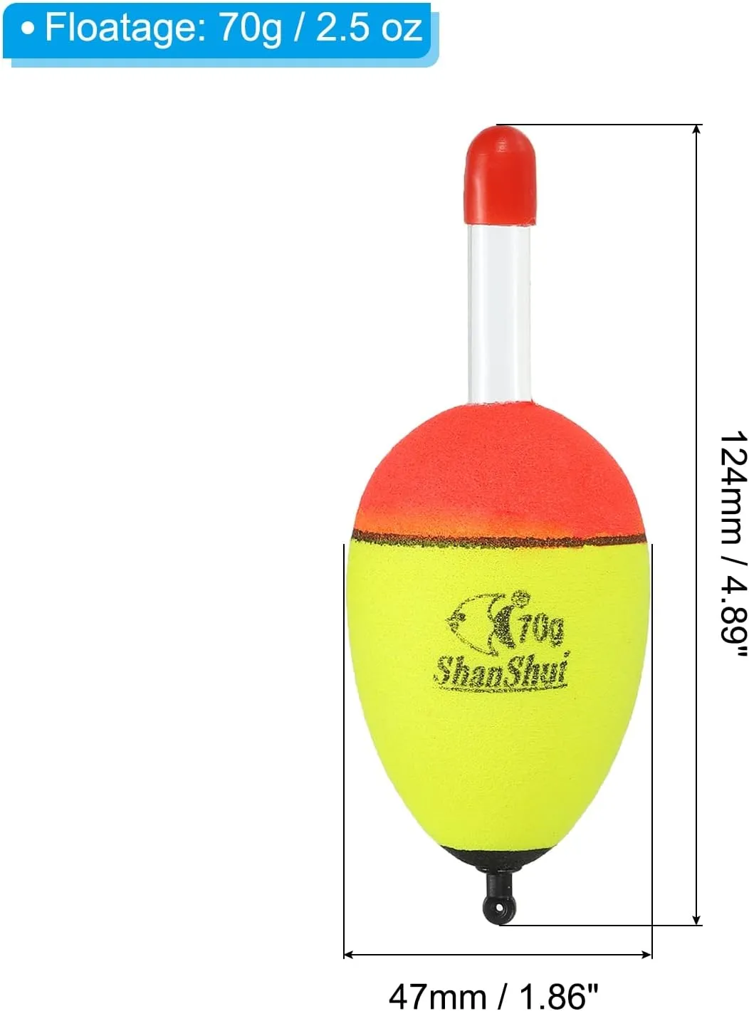 PATIKIL Fishing Slip Bobber, Fishing Float for Saltwater Freshwater Fishing