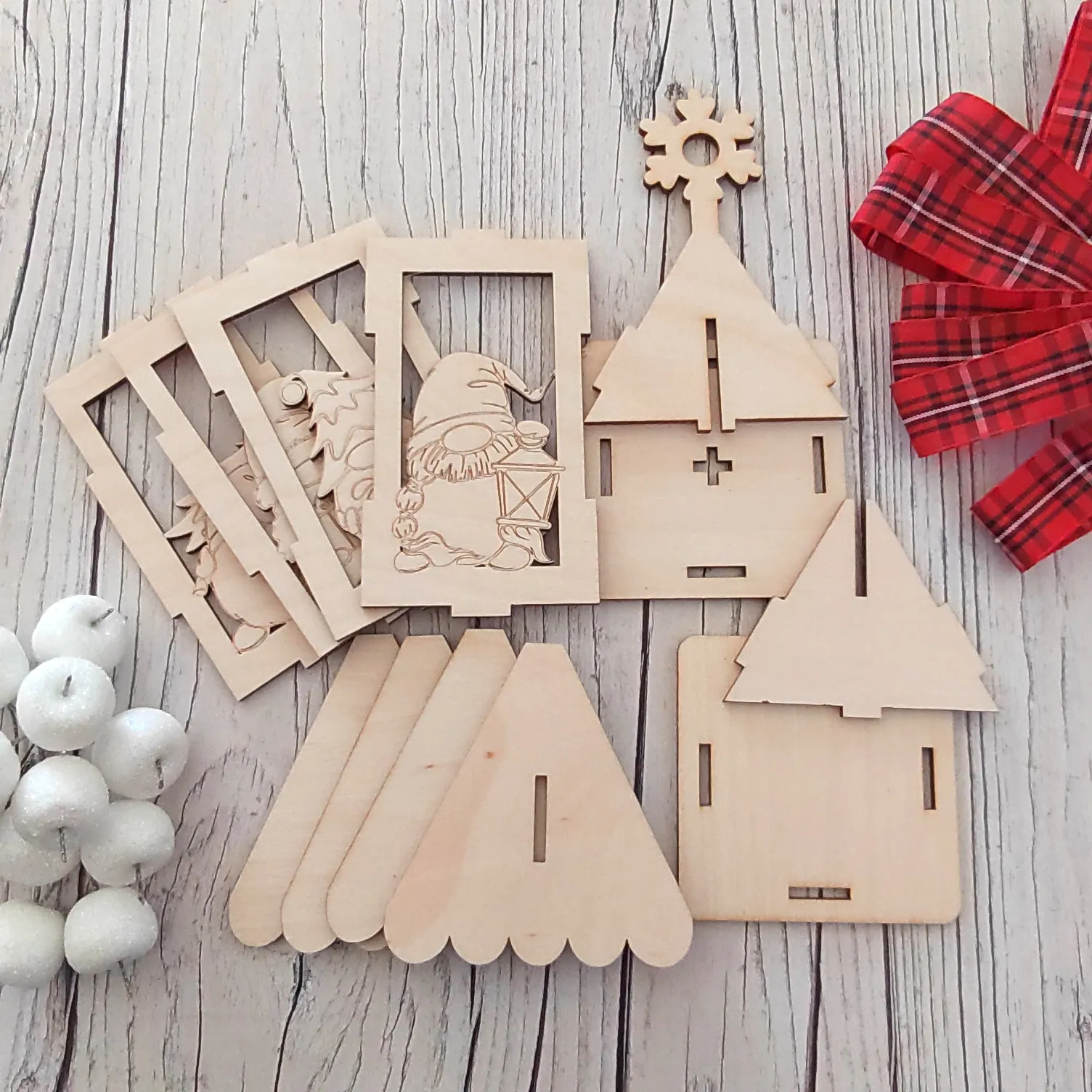 Plywood 3D Lantern Kit - Gonk
