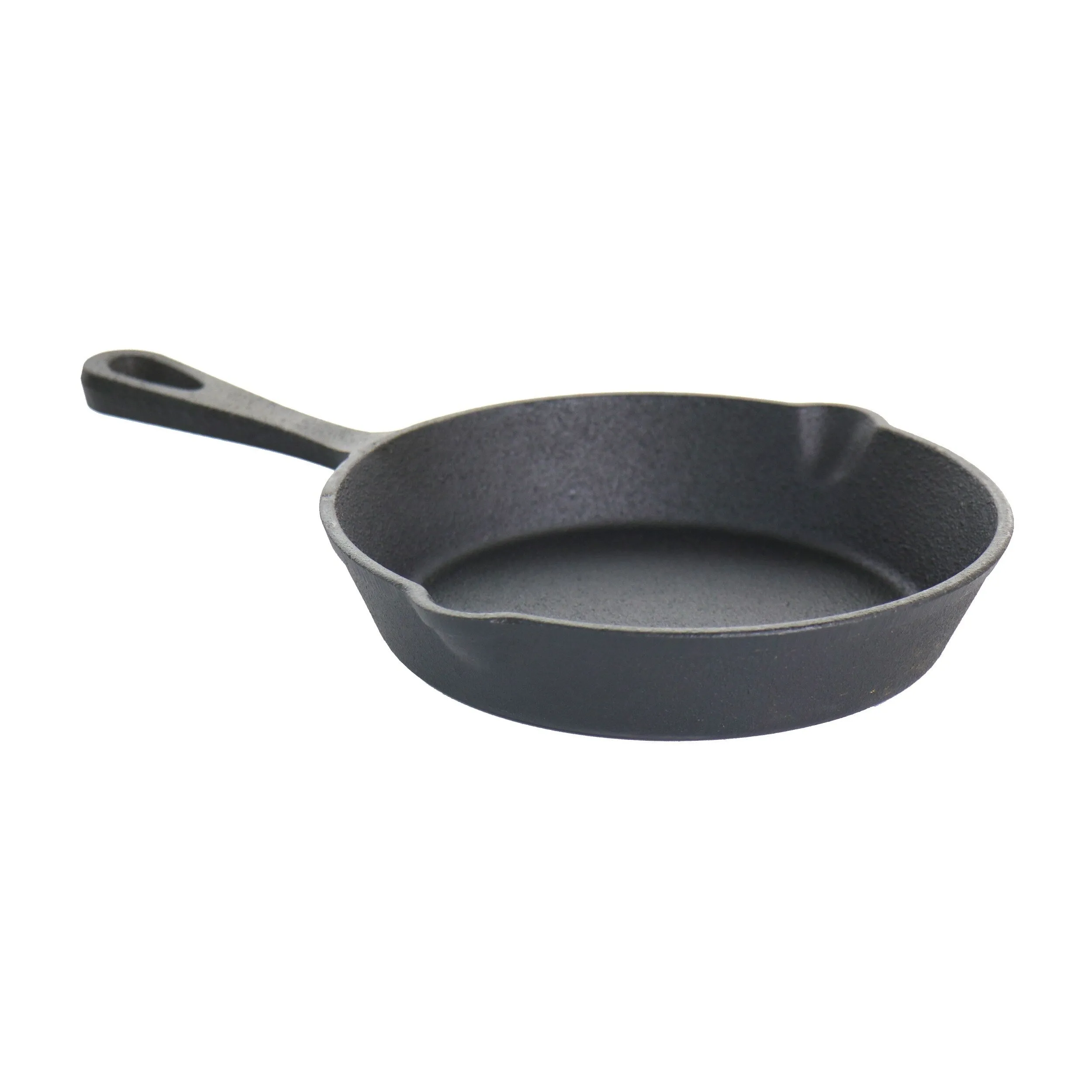 Pre-Seasoned 3 Piece Dual Pour Spout Sturdy Handle Cast Iron Skillet Set