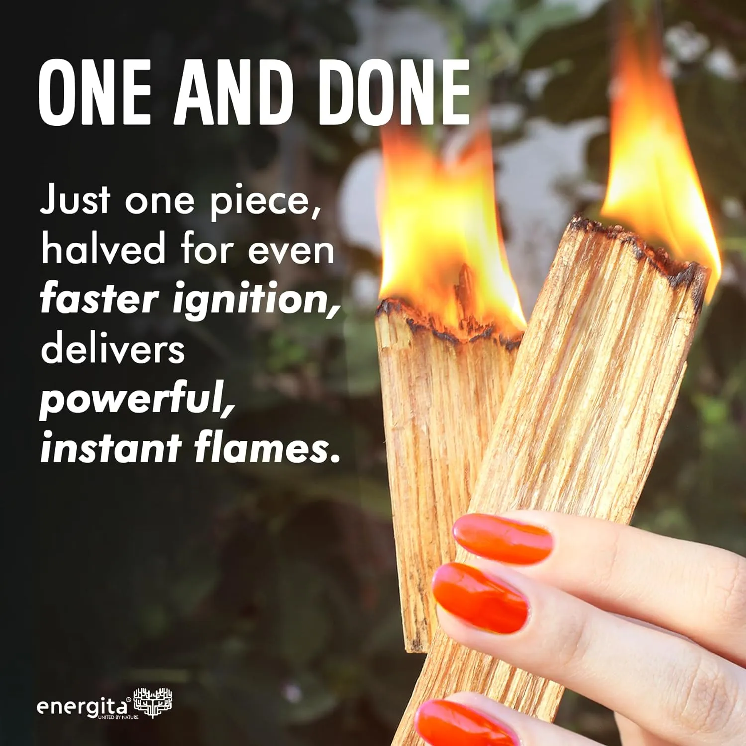 Premium 40lbs, Fatwood Fire Starter Sticks, Fast Fire Starters for Fireplaces, BBQ, Campfires, Grilling and Wood Stoves, Easy to Start a Fire with 1 Stick, Camping Essential Equipment