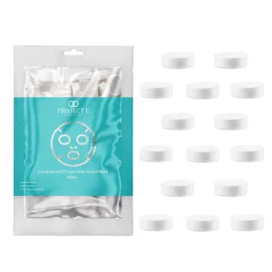 Project E Beauty 500pcs Disposable Compressed Facial Mask DIY Sheet Mask | Cotton Mask for Travel & Home Use | Cosmetic Facial Paper for Toner, Serum, or Lotion (500, Compressed Facial Mask)
