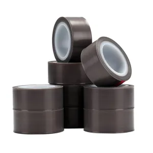 PTFE Tape, PTFE Film Tape Sheets with Single Side Silicone Adhesive, High Temperature Tape, 36 Yards (1 roll)