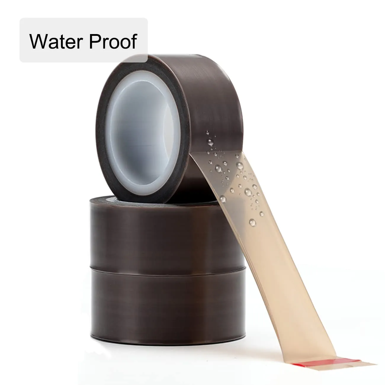 PTFE Tape, PTFE Film Tape Sheets with Single Side Silicone Adhesive, High Temperature Tape, 36 Yards (1 roll)