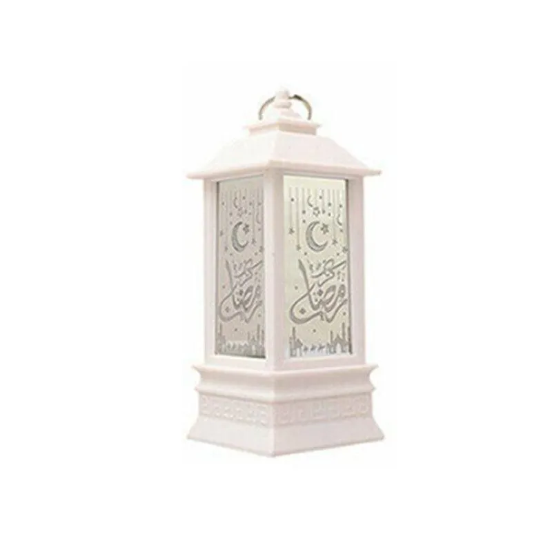 Ramadan Lantern Lamp Eid Mubarak Led Light Muslim Ornament Party Hanging Decor
