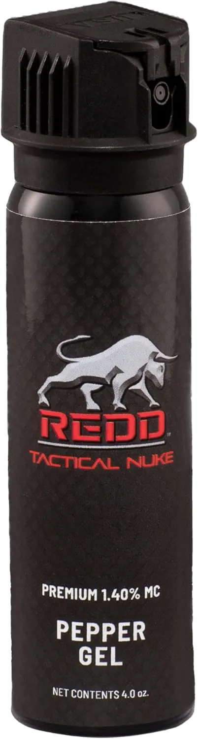 REDD Pepper Spray, Tactical Nuke - (1.40% MC) Maximum Strength Pepper Gel - (4 oz)