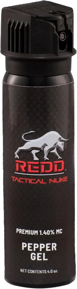 REDD Pepper Spray, Tactical Nuke - (1.40% MC) Maximum Strength Pepper Gel - (4 oz)