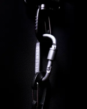 Renowned Silver Gray Carabiner