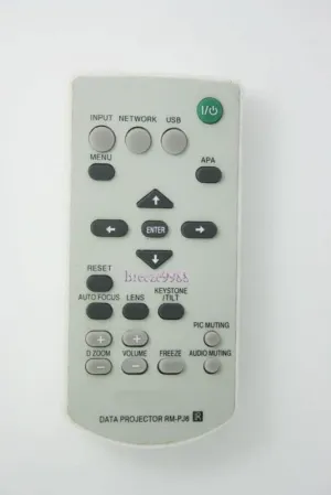 Replacement Remote Control Replace for TV/Audio/Projector for Sony VPL-CX60 VPL-HS50 VPL-FX40 VPL-CS2 VPL-FE40 VPI-EX7 PROJECTOR for