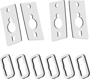 RUXIFEY Roof Cab Marker Light Gasket Clearance Running Lamp Seal Front Rear Set Compatible with Hummer H2 2003 to 2009