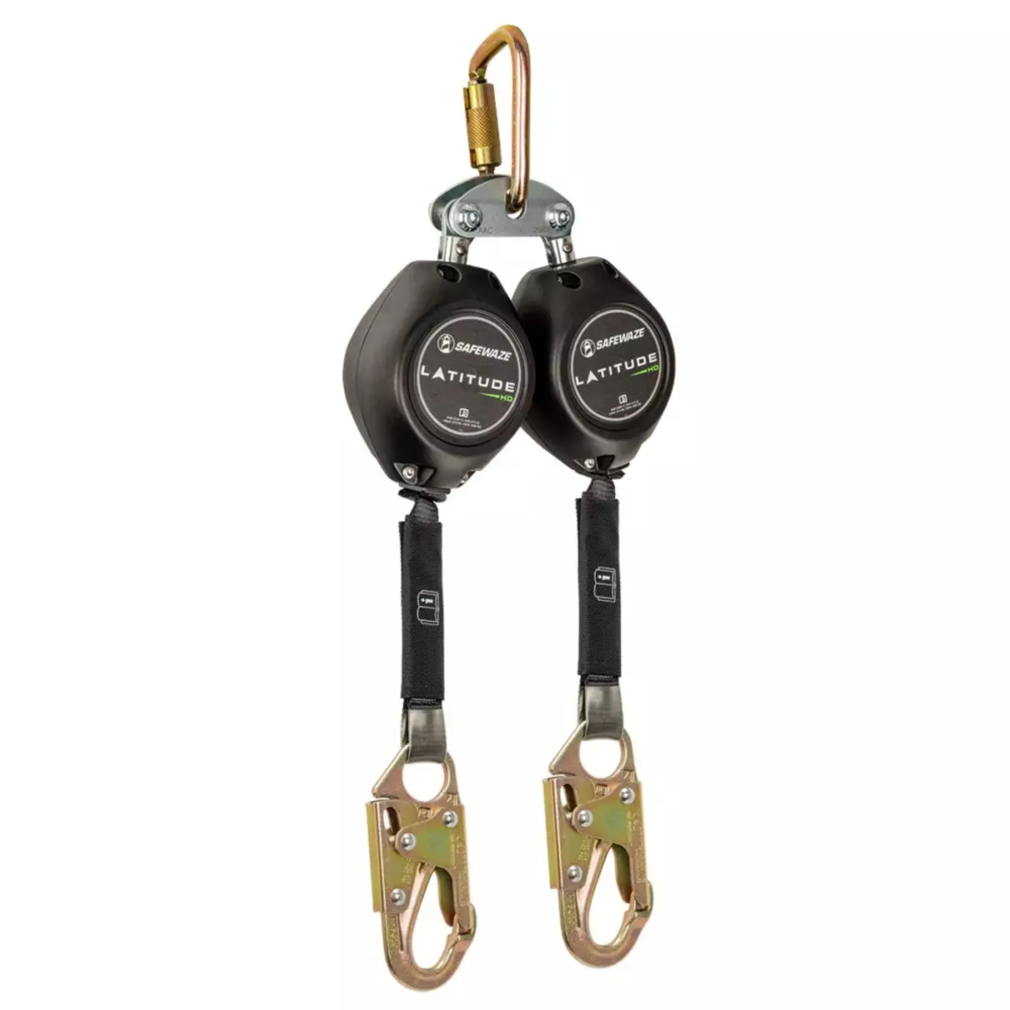 Safewaze FS-FSP14095-W-RBH Latitude HD 11' Dual Web SRL-P, FS-EX313, Carabiner, 1 Each