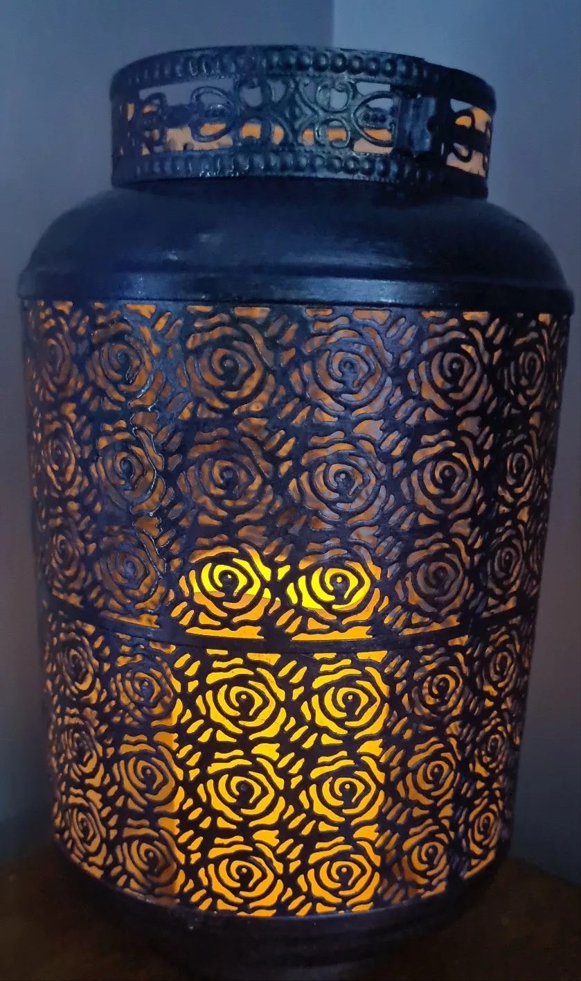 Sale🔥PAINTED ROSE LED LANTERN