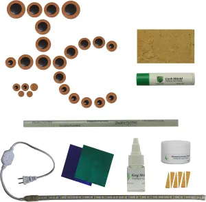 Saxophone Pad Kit, w Leak Light, Pads Assembled in USA! (Buescher (not Snap-in))