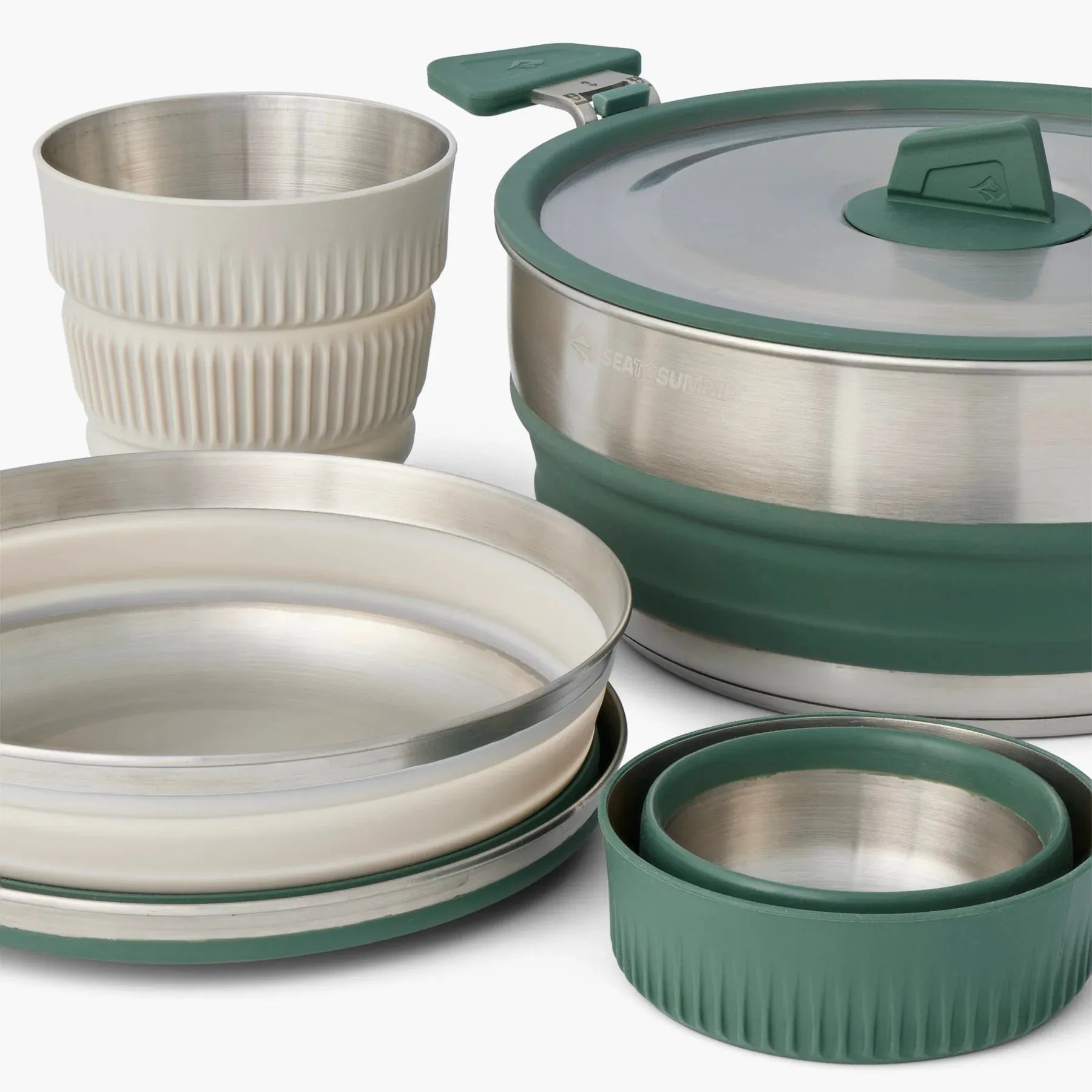 Sea To Summit Detour Stainless Steel One Pot Cook Set [5 Piece] 3L Pot