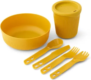 Sea to Summit Passage 1-Person Camping Dinnerware Set, Bowl, Cup, Utensils