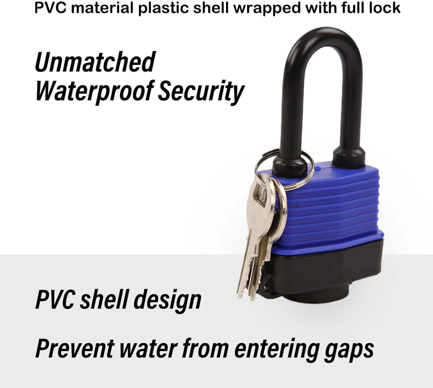SEPOX® Out-Door Padlock,44mm 1.75" Premier Weather-Resistant Padlock Keyed-Alike, Heavy-Duty Security for Storage Units, Gates, Boats, 6Pcs Pack of Locks 12Pcs of Same Key Convenience