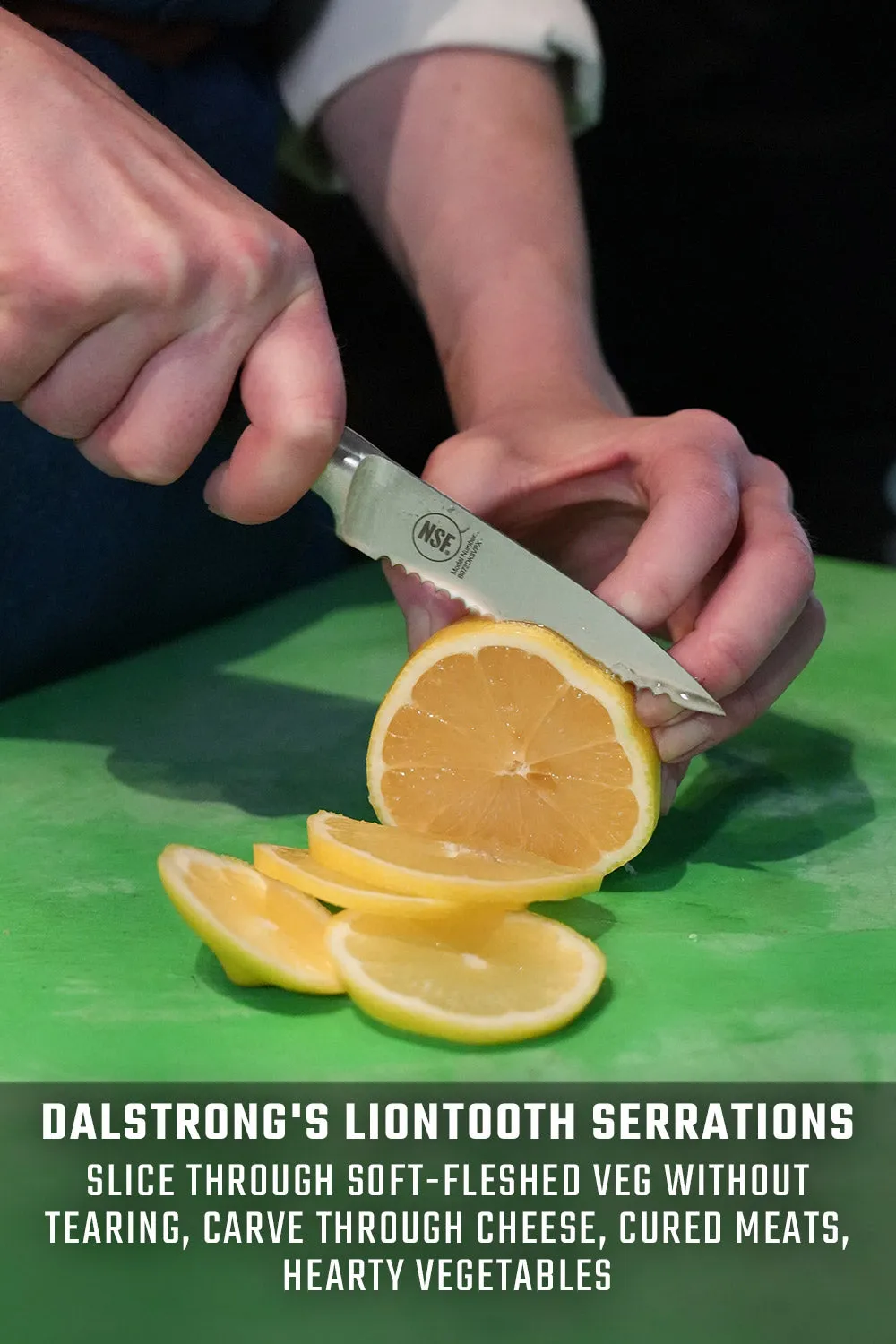 Serrated Paring Knife 3.75" | Gladiator Series | NSF Certified | Dalstrong ©