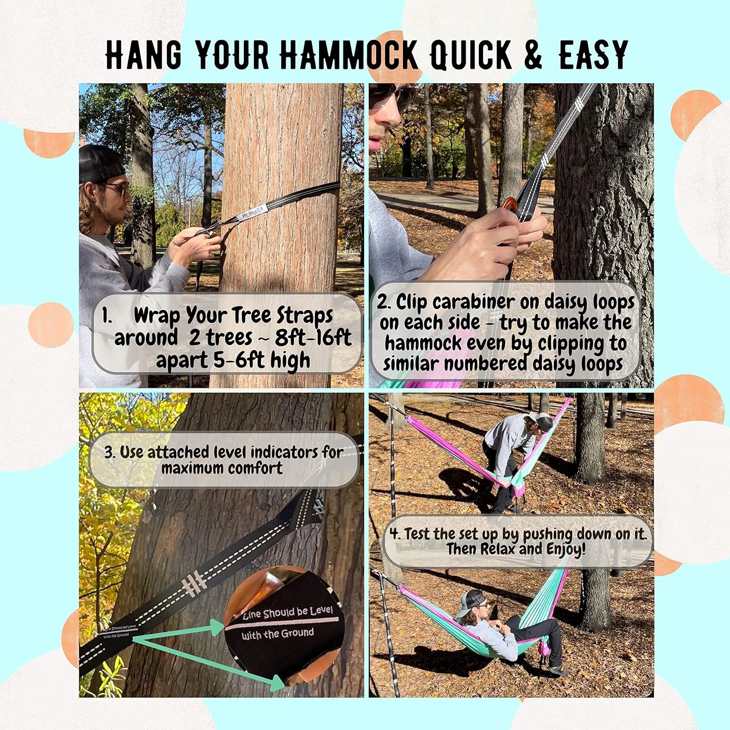 Single Camping Hammocks | Single Double and Bunk Bed Backpacking Hammock | Featherlite Outdoorsman Survival | hammok hamick hamock Mock hamaca underquilt hamacas hamic (Midnight Rider)