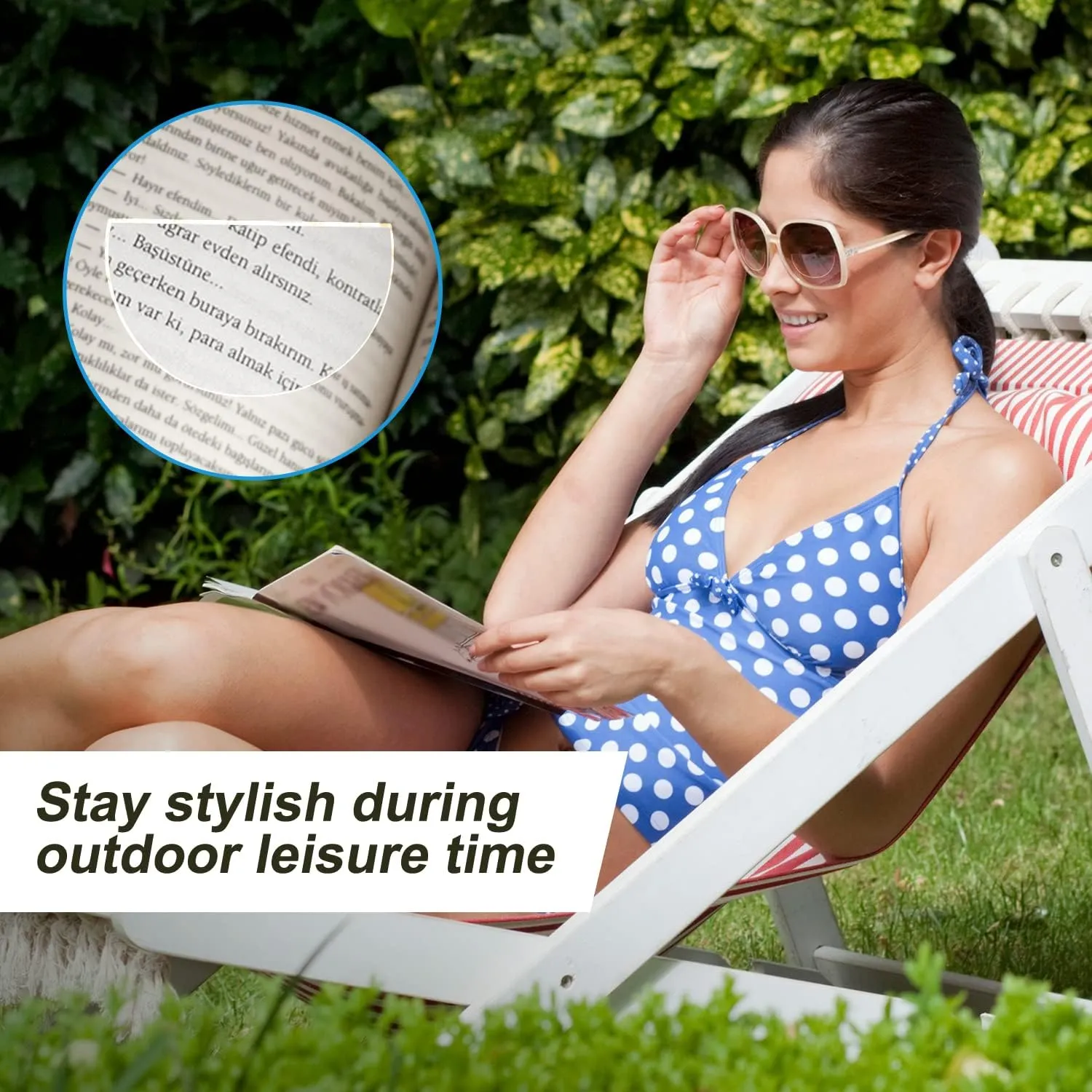 SKYWAY Stick-on Reading Lenses for Readers Glasses Sunglasses Reader Lens No Water Needed 2 Pack