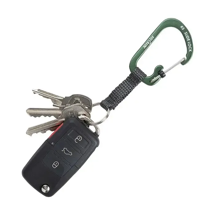 SlideLock Key Ring Aluminum
