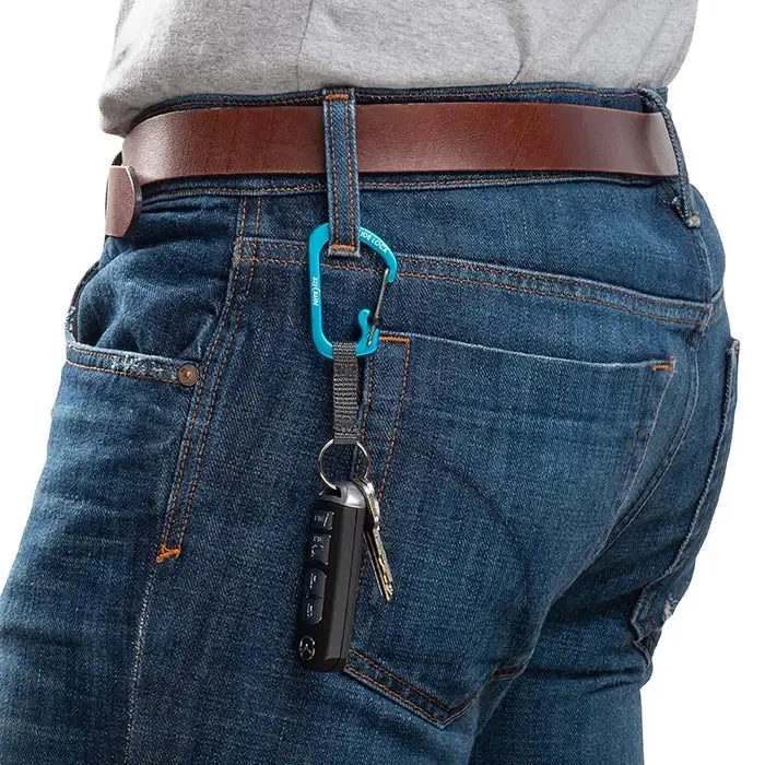 SlideLock Key Ring Aluminum