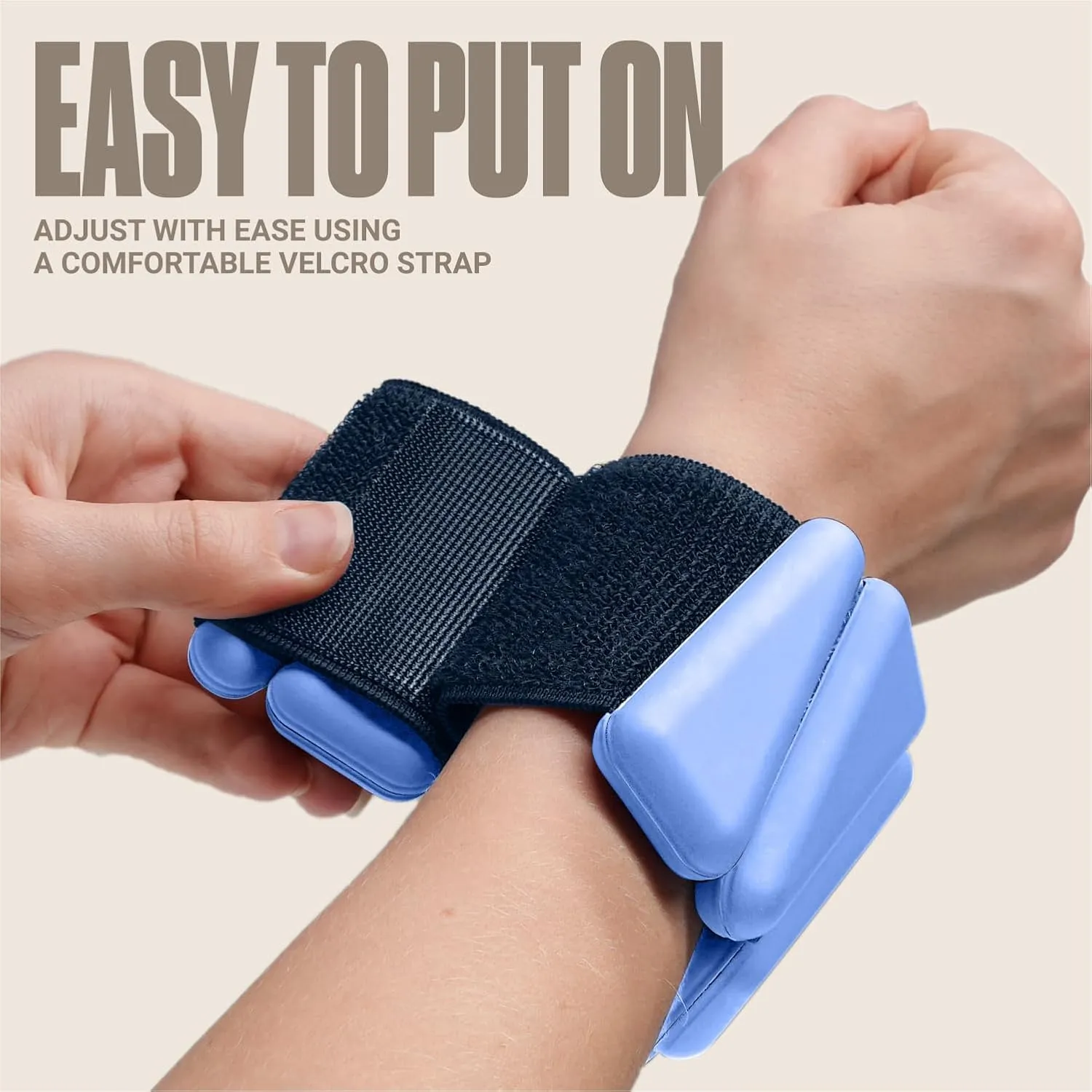 SPORTBIT Wrist Weights, Ankle Weights for Women – Set of 2 (1LB Each), Adjustable Weighted Bracelets for Home Gym, Running, Yoga, Exercise and Strength Training