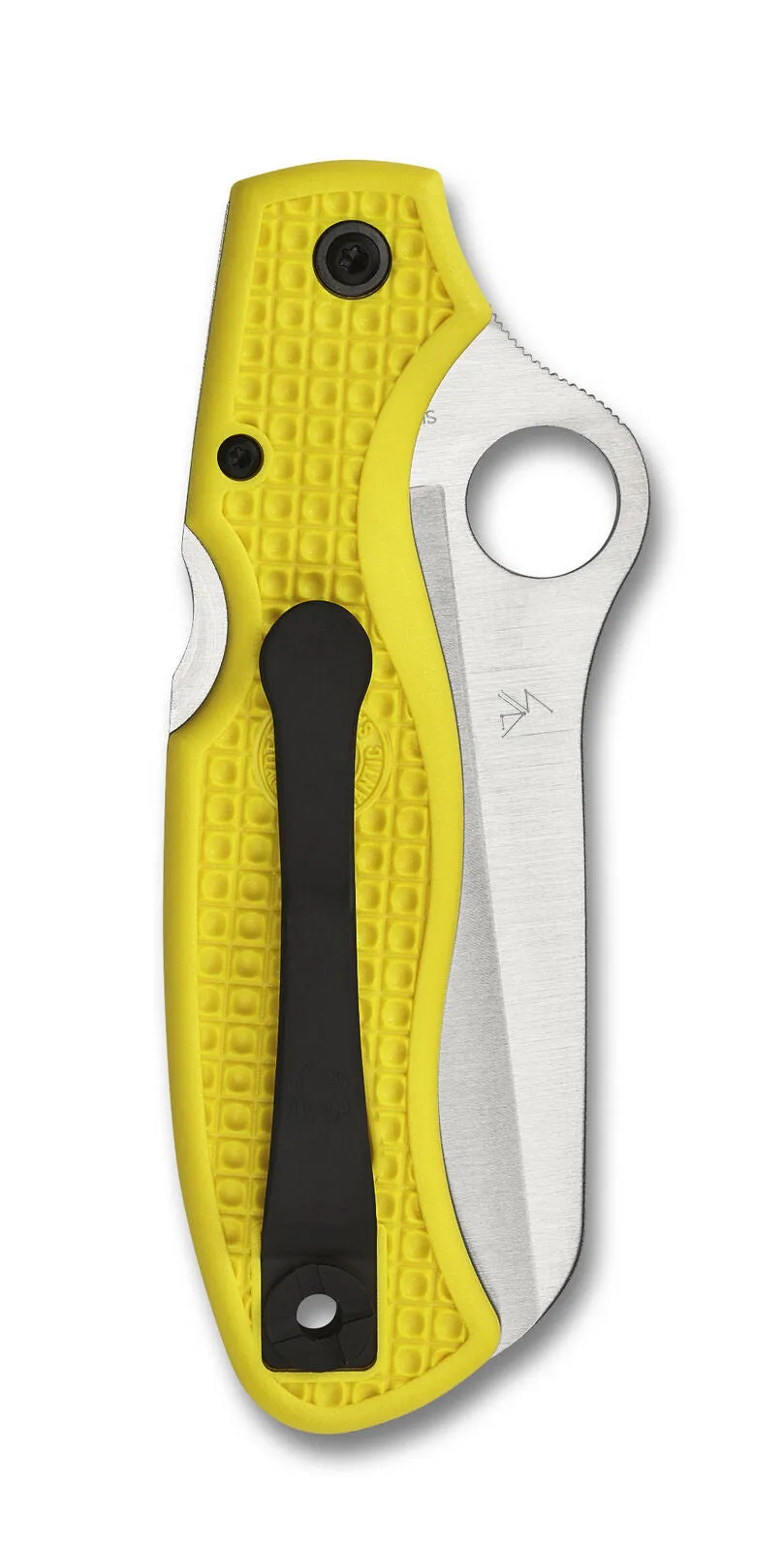 Spyderco C89SYL Atlantic Salt Serrated H1 Steel Yellow Folding Pocket Knife