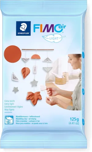STAEDTLER 8133-76 FIMOair - Air Drying Modelling Clay, 125g - Terracotta (Pack of 1)