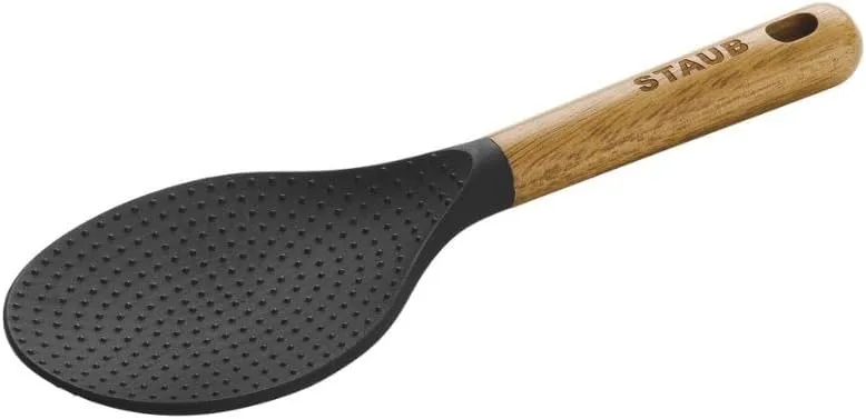 STAUB Silicone Spoon Rice Matte Black