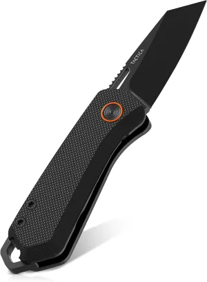 TACTICA Mini Knife for Daily Use | Stylish Folding Knife, Small But Mighty, Featuring Finger Nick Opening for Effortless Access | Compact Everyday Carry Pocket Knife