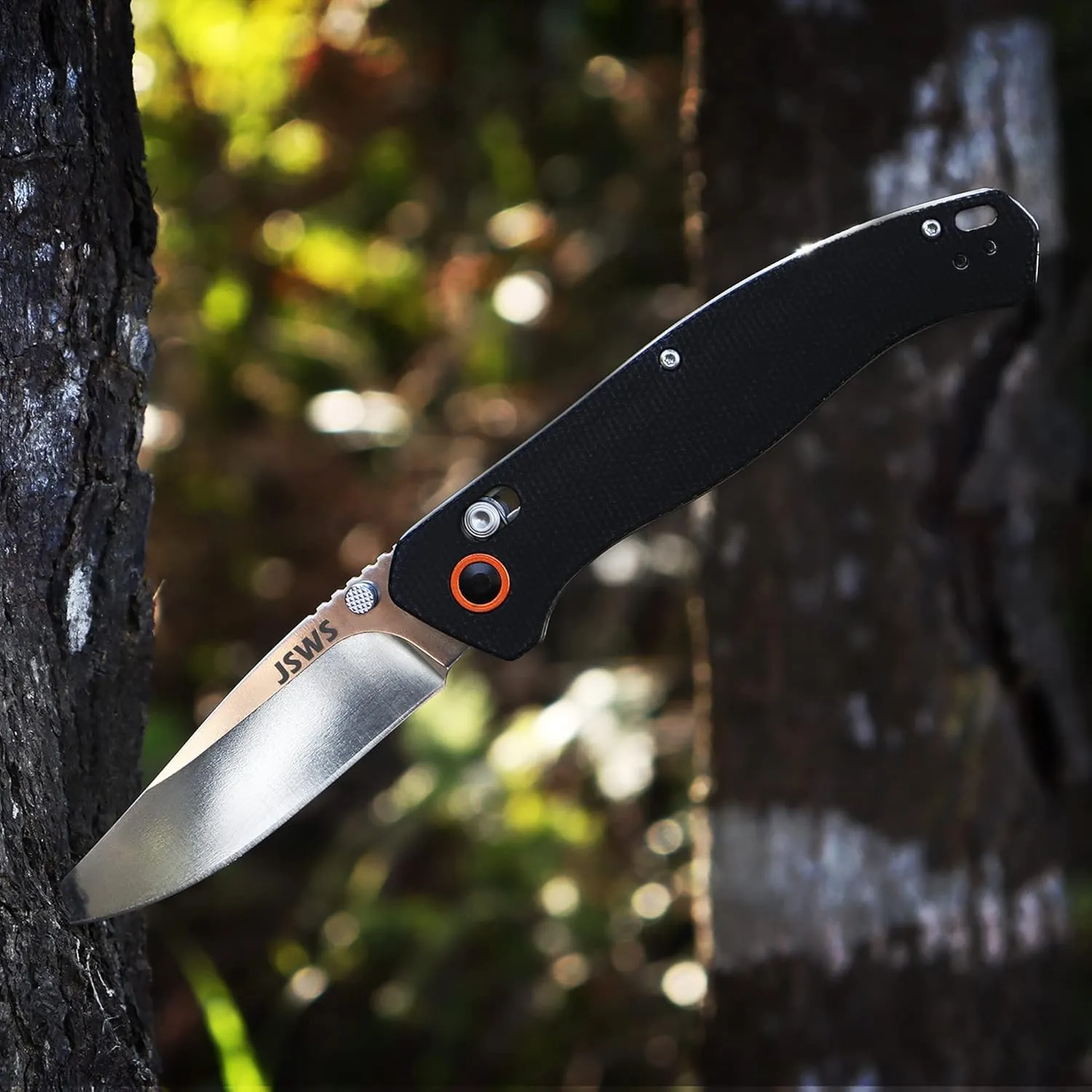 Tactical Knife Pocket Folding Knife 3.7'' Blade Micarta Handle Axis Lock 440C Stainless Steel Camping Knife Perfect for Fishing Hiking Survival Gifts for Men Women