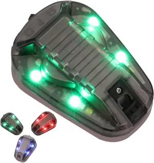 Tactical Marker Helmet Light Survival Signal Light Military Identification Light IR and Visible LED Helmet Strobe Military IFF Helmet Light for Outdoor Sports
