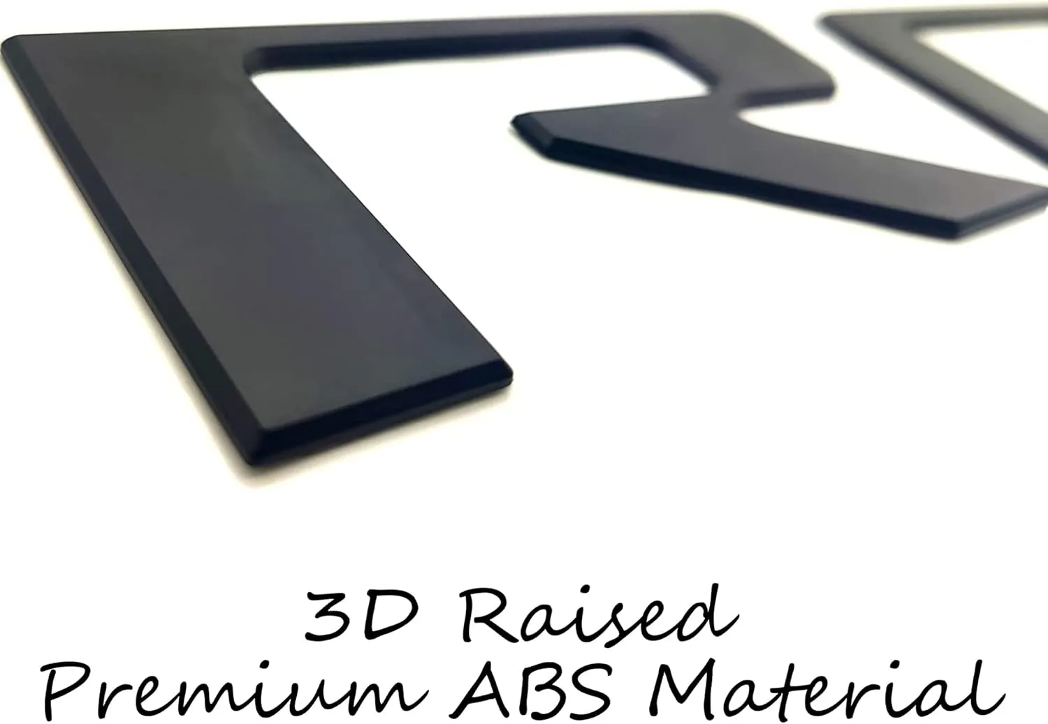 Tailgate Insert Letters Compatible with 2019 2020 2021 2022 2023 2024 Chevy Silverado 3D Emblems Badge with Strong 3-M Adhesive Matte Black xflh