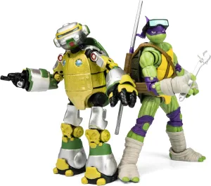 Teenage Mutant Ninja Turtles 'Limited Edition' BST AXN Transforming Metalhead Glow in The Dark & Donatello 5.5-inch Action Figure 2-Pack - SDCC 2024