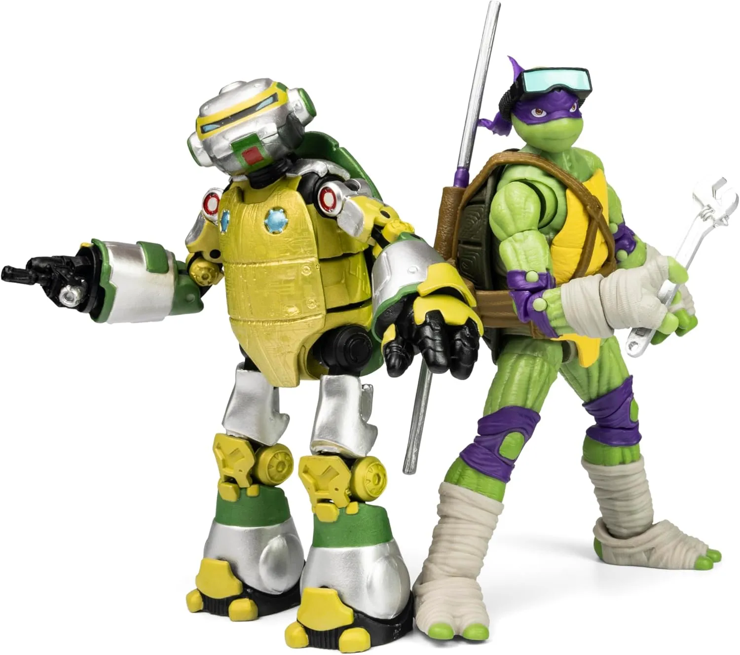 Teenage Mutant Ninja Turtles 'Limited Edition' BST AXN Transforming Metalhead Glow in The Dark & Donatello 5.5-inch Action Figure 2-Pack - SDCC 2024