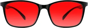 TIJN Blue Light Blocking Glasses for Women Men TR90 Frame Square Nerd Eyeglasses Anti Blue Ray Computer Screen Glasses