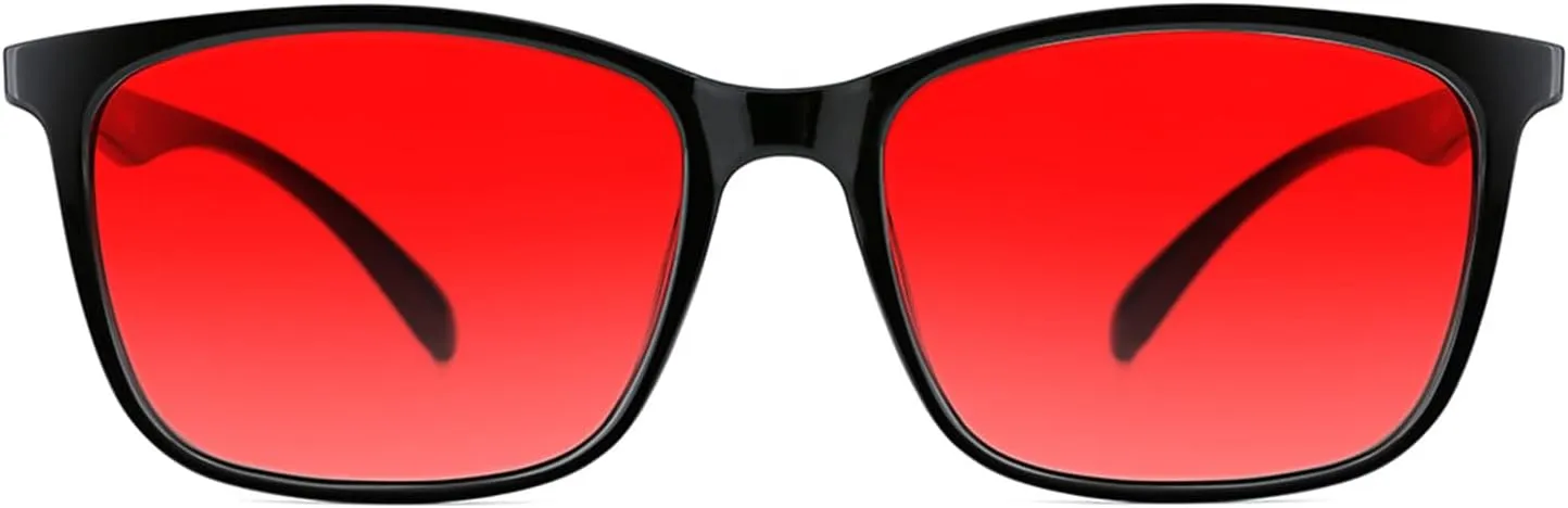 TIJN Blue Light Blocking Glasses for Women Men TR90 Frame Square Nerd Eyeglasses Anti Blue Ray Computer Screen Glasses