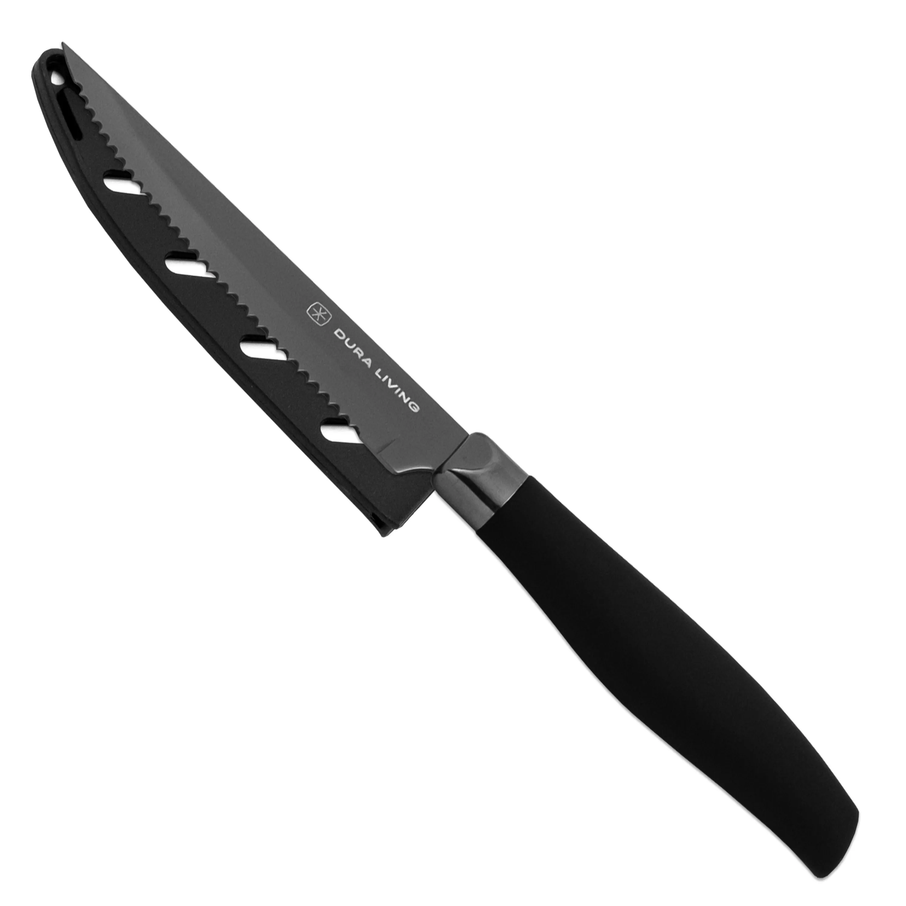 Titan Set of 4 Steak Knives - Black by Dura Living