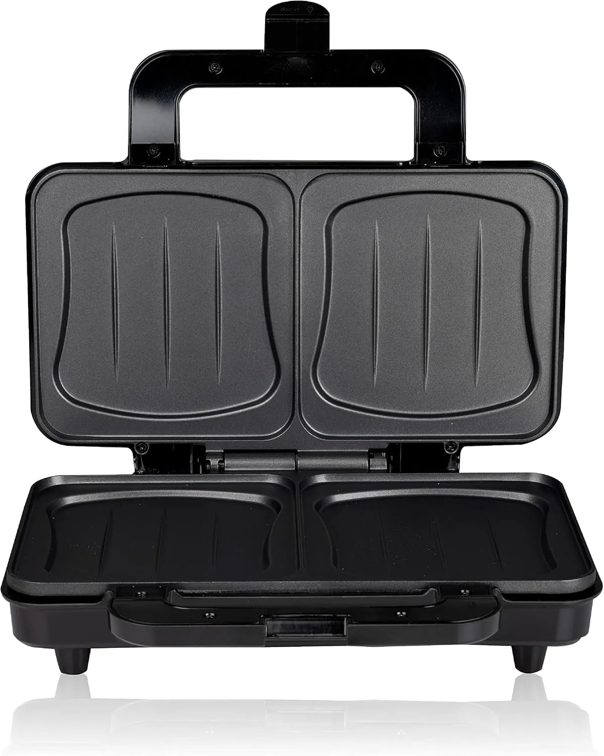 Toaster - XL - 900 Watt - non-stick coating - stainless steel/black