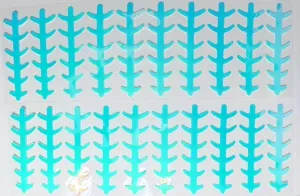 UV & Glow Fishing Lure Ladder Back Decal Tape 20 Pack