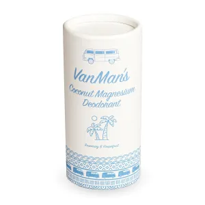 Vanman’s - Coconut and Magnesium Deodorant Stick for Delicate Skin - Odor Control for Underarms - Magnesium Deodorant for Women and Men - Personal Care Products - 2oz