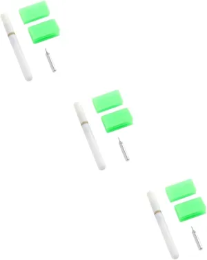 VANZACK 3pcs Fishing Rod Electronic Light Stick Glowing Led Lamp for Night Fishing Durable Removable Accessory with Battery Includes
