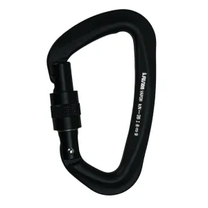 Vapor III Aluminum - Screw Gate Carabiner - Black