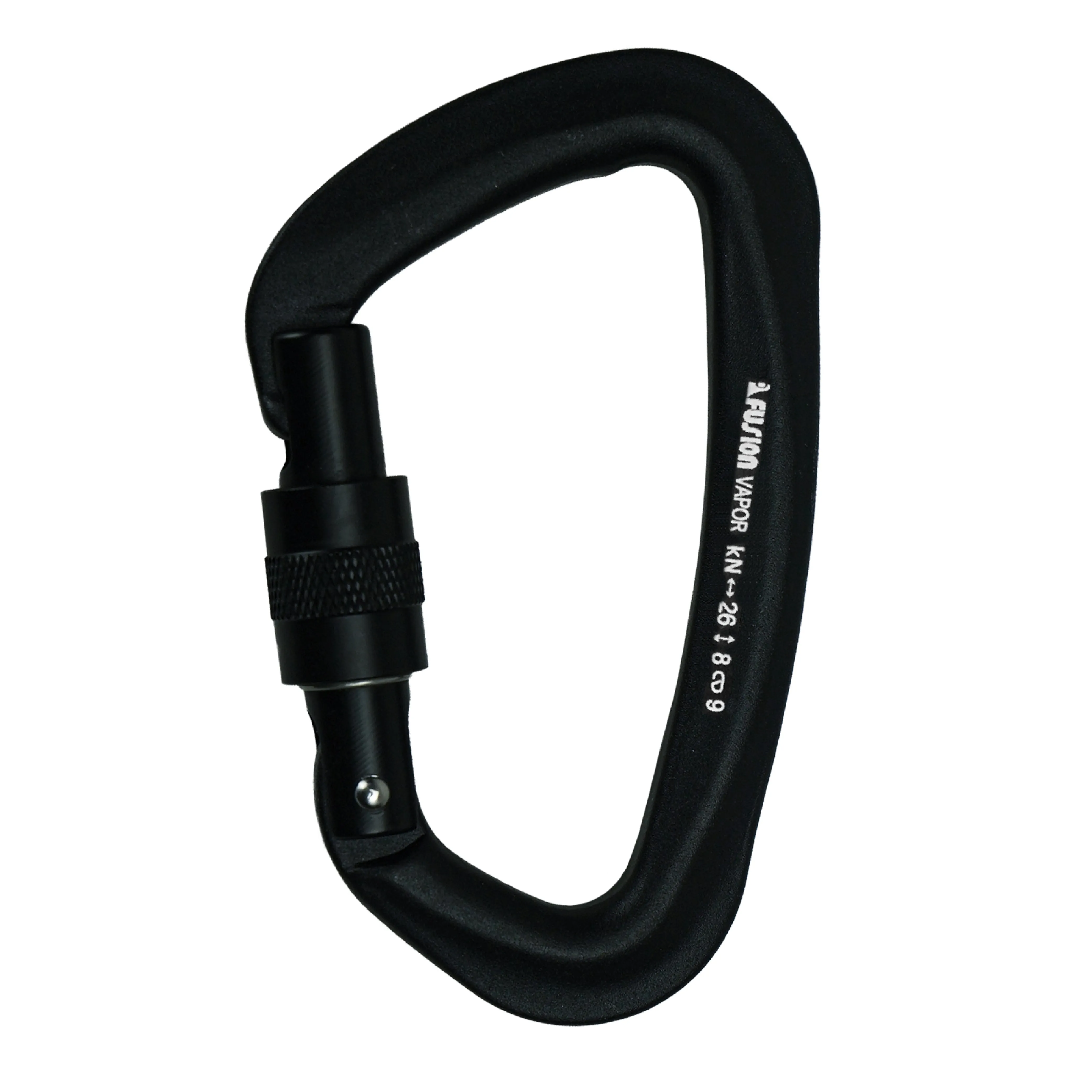 Vapor III Aluminum - Screw Gate Carabiner - Black
